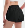 Mocamel Girls Athletic Running Shorts With Zipper Pocket Liner Dolphin Side Slit Quick Dry Sports Soccer For Teen - 2 of 4