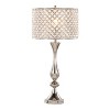 LumiSource Topaz 27" Contemporary Table Lamp Polished Nickel with Clear K9 Crystal and Metal Shade - 2 of 4