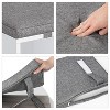 Whizmax Shoe Storage Bench Cubby Organizer with Foam Pad Seating Cushion for Entryway Bedroom Living Room Dorm and Small Apartment - 4 of 4