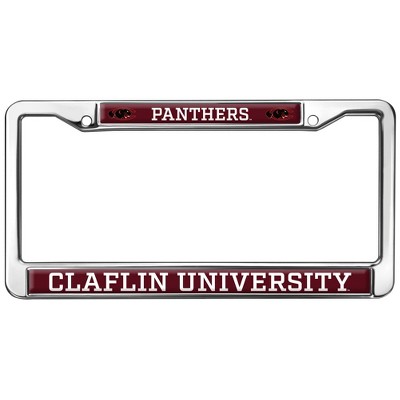 Claflin University Mascot Full Size Standard License Plate Metal Frame