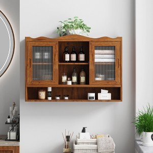 Retro Wall Mounted Cabinet Medicine Cabinet Bathroom Storage Cabinet - ModernLuxe - 1 of 4
