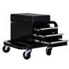 Syemin Tool Boxes and Totes, Mobile Cabinet with Lockable Casters, Chest for Tool Storage, Black, 15.8"*14.3"*15.3" - 3 of 4
