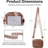 CLUCI Crossbody Bags for Women Trendy, Vegan Leather Shoulder Handbags，Purses for Women with Adjustable Wide Strap - 3 of 3