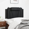 vidaXL Headboard Cushion Black 39.4" Faux Leather - 4 of 4