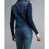 Women's Cobalt Sparkle Cable Knit Sleeve Jacket - TEMPO PARIS - 2 of 3