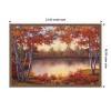 Amanti Art Red and Gold Trees by Diane Romanello Canvas Wall Art Print Framed 23 x 16-in. - 4 of 4