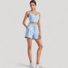 Anna-Kaci Active Women's Scoop Neck Sports Bra Top with Wide Straps and Soft Stretch Fit - 3 of 4