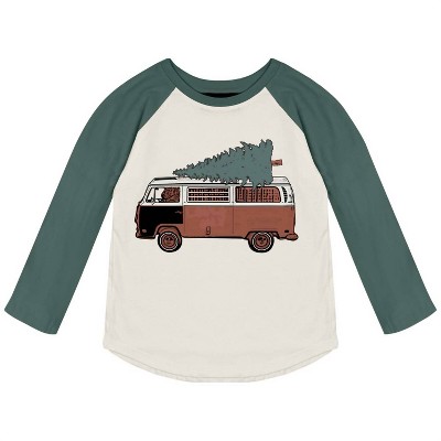 Boy's Christmas Mobile Long Sleeve Tee - Unisex Kids - TINY WHALES