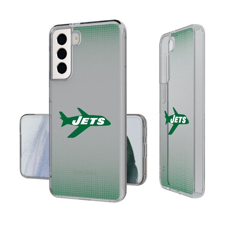 Keyscaper New York Jets 1963 Historic Collection Linen Clear Phone Case, 1 of 7