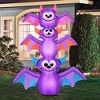 Occasions AIRFLOWZ INFLATABLE BAT STACK  6FT, 6 ft Tall, Purple - 2 of 4