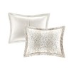 Lyngins 4-Piece Faux Fur Full/Queen Comforter Set, Ultra-Soft Bedding Set with Shams & Decorative Pillow, Oeko-Tex Certified Quilt Bedding Set - 2 of 4