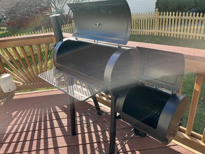 Captiva Designs Charcoal Grill with Offset Smoker, All Metal Steel Made  Outdoor Smoker, 512 sq.in Cooking Area, Best Combo for Outdoor Garden Patio