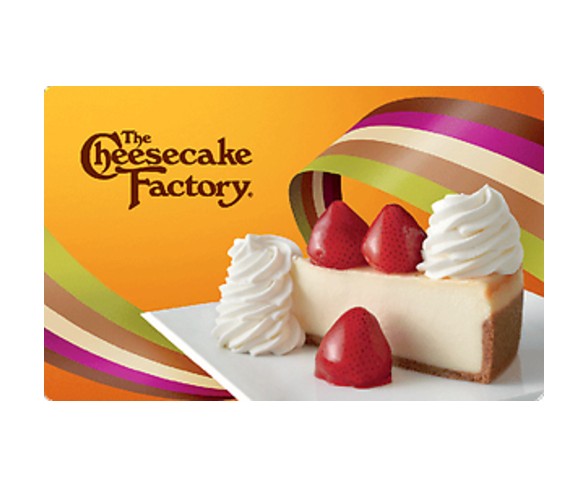 Cheesecake Factory Gift Card (Email Delivery)