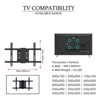 Karl Home 40 in. to 75 in. Flat Tilting TV Wall Mount with Spirit Level - 2 of 4