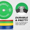 ER KANG Olympic Weight Plate, Bumper Plate Sets, Vigine Rubber Weights with Steel Hub, Strength Training Weight Lifting Plate Home Gym - 3 of 4