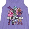 Girls' - Monster High - Group With Pets Graphic Sleeveless Aline Dress - 2 of 3
