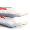 Deny Designs King April Lane Art Block Red Monogram X Microfiber Printed Pillow Sham - 3 of 3