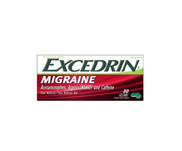 Excedrin Migraine Pain Reliever Geltabs - /Aspirin (NSAID) - 80ct