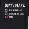 Men's - Instant Message - Todays Lake Plans Short Sleeve Graphic T-Shirt - 2 of 4