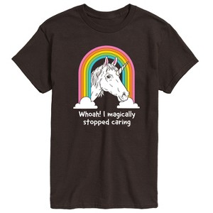 Men's - Instant Message - Magically Stopped Caring Short Sleeve Graphic T-Shirt - 1 of 4