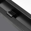 GlasFlength Folding Tables Space Saving Foldable Desk Compact Simple Design for Modern Home Offices Bedroom, Black, 39.37"*16.69"*29.53" - 3 of 4
