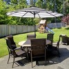 Pure Garden 9 Ft Patio Umbrella, Black and White - 2 of 4