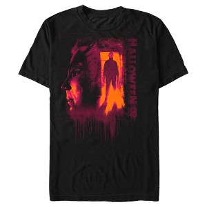 Men's Halloween II Michael Myers Standing Door Sequel T-Shirt - 1 of 4