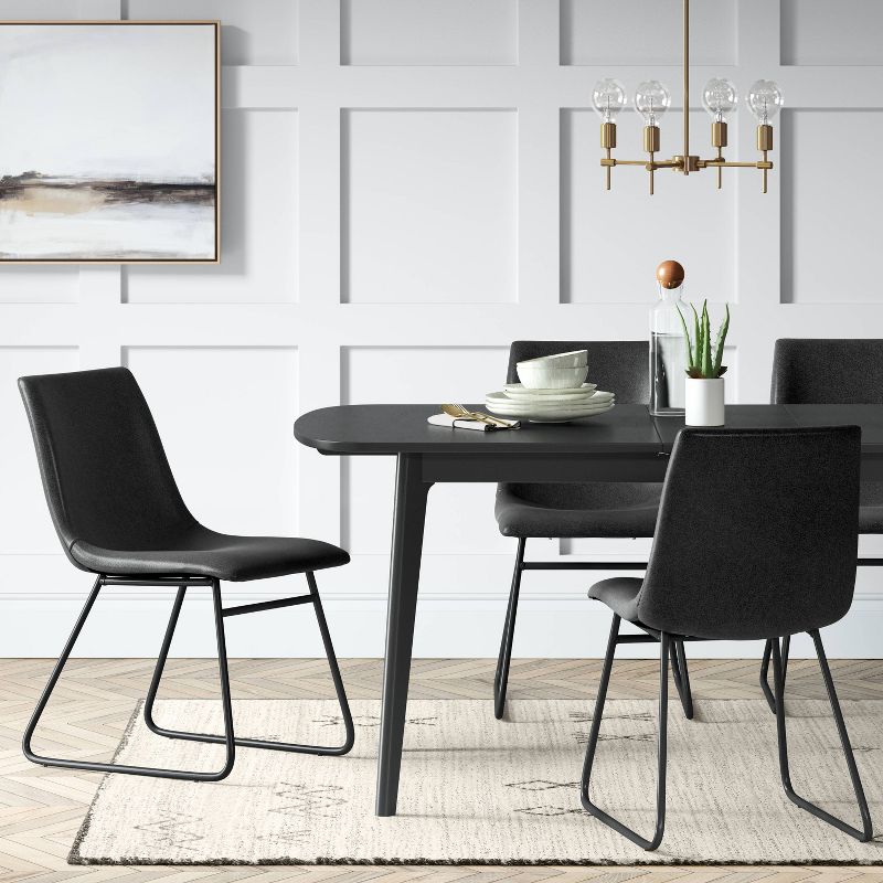 Bowden Faux Leather Dining Chairs - Threshold™, 3 of 13