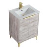 Fine Fixtures Wilmington 24" x 18" Bathroom Vanity with Sink - 3 of 4