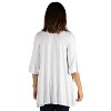 24seven Comfort Apparel Women's Open Front Cardigan - 3 of 4