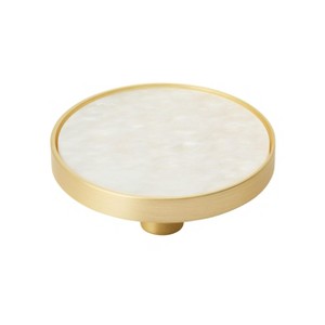 Amerock Accents Round Decorative Cabinet or Drawer Knob, 2 Pack - 1 of 4