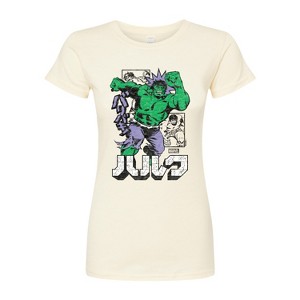 Women's - Marvel - Hulk Katakana Fitted Graphic T-Shirt - 1 of 3