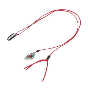 Unique Bargains Women's Leaf Braided Hair Chain 1 Pc - 1 of 4