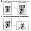 Americanflat 5 Pack of Picture Frames with Mat - Plexiglass Cover - 4 of 4