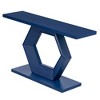 JUJABU Modern Entryway Table with a Unique Hollow Hexagon Leg Design and a Premium Fir Veneer Finish for Sophistication - 2 of 4