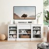 65" Modern Media Console Table with Large Storage Cabinet, TV Entertainment Stand for Living Room, Stylish and Spacious Design - 3 of 4