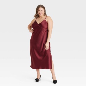 Women's Midi Slip Dress - A New Day™ - 1 of 3