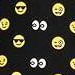 black emoji joy