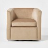 Vernon Upholstered Barrel Swivel Accent Chair - Threshold™ designed with Studio McGee - 3 of 4