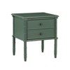 GDFStudio Emmett Mid-Century Modern 22" 2-Drawer Nightstand - 2 of 4
