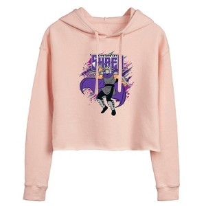 Women's - Teenage Mutant Ninja Turtles - Live And Let Shred Cropped Graphic Hoodie - 1 of 3