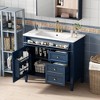 YOOCOZZ 36'' Bathroom Vanity with Top Sink,2 Drawers and a Tip-out Drawer - 3 of 4