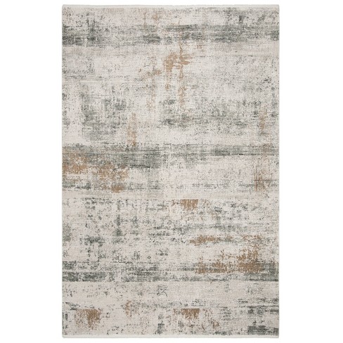 Eclipse Ecl230 Power Loomed Area Rug - Beige/grey - 5'3