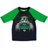 Monster Jam Grave Digger Little Boys Rash Guard and Swim Trunks Outfit Set Black 4 - 2 of 4