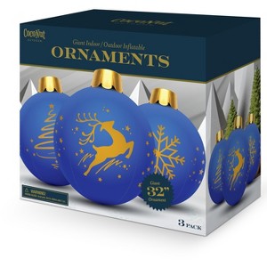 CocoNut Outdoor 32" Inflatable Holiday Ornaments - 1 of 2