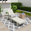 WestinTrends Ashore Modern Poly Reclining Chaise Lounge With Wheels - 2 of 4