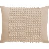 Queen Olivia Comforter 100% Cotton Tufted Chenille Comforter Set Light Beige - Better Trends - 4 of 4