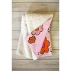 Daily Regina Designs Colorful Mushrooms And Flowers 80" x 60" Fleece Throw Blanket - Deny Designs - image 2 of 2