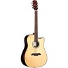 Alvarez AED90CE Dreadnought Acoustic-Electric Guitar Natural - 3 of 4