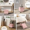 StorageBud Storage Ottoman for Bedroom End of Bed, Fabric Storage Bench, Large Storage Ottoman Bench, Entryway Bench with Storage - 4 of 4